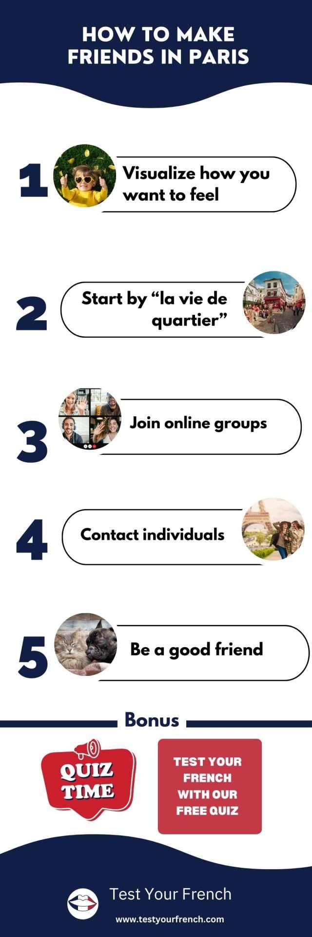 Infographics: how to make friends in Paris